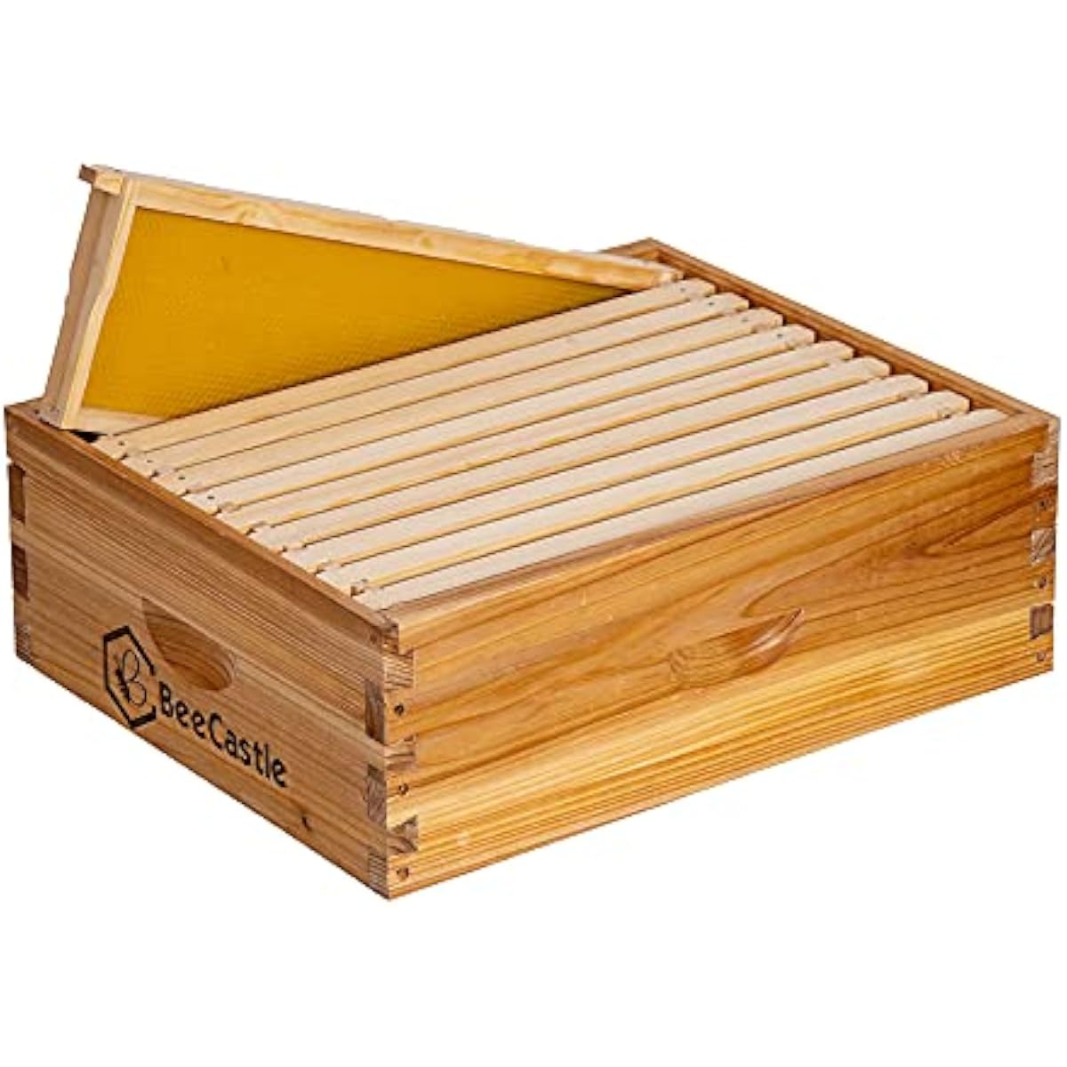 Beehive Frame Wax - Caja de colmena Langstroth de 10