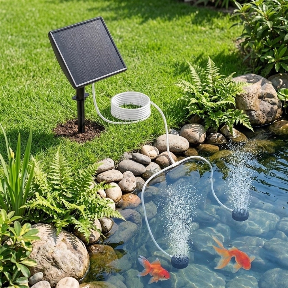 Fish Pond Aerator - Bomba de oxígeno solar de bajo