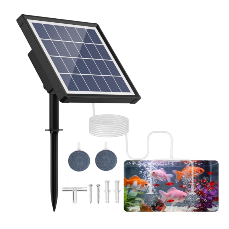 Fish Pond Aerator - Aireador de estanque solar, bomba de