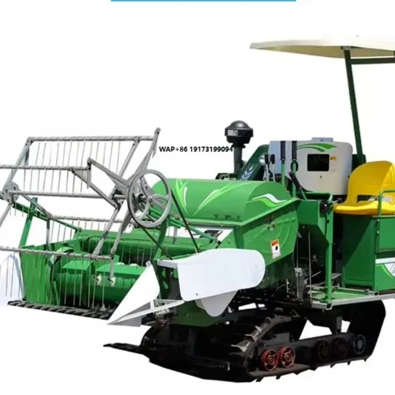Nueva Cosechadora de Arroz y T - Combine Harvester Mini reseña y precio