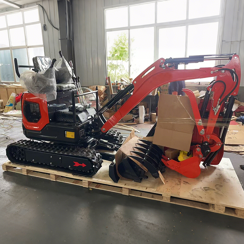 Miniexcavadora diésel barata E - Agriculture Farming Working reseña y precio