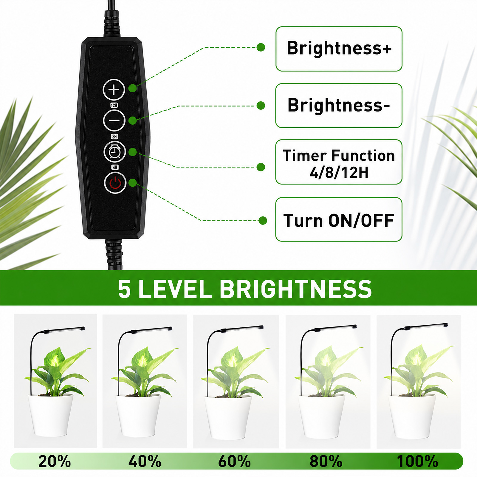 Luces de Cultivo de 48 LED par - Plant Growth Regulator reseña y precio
