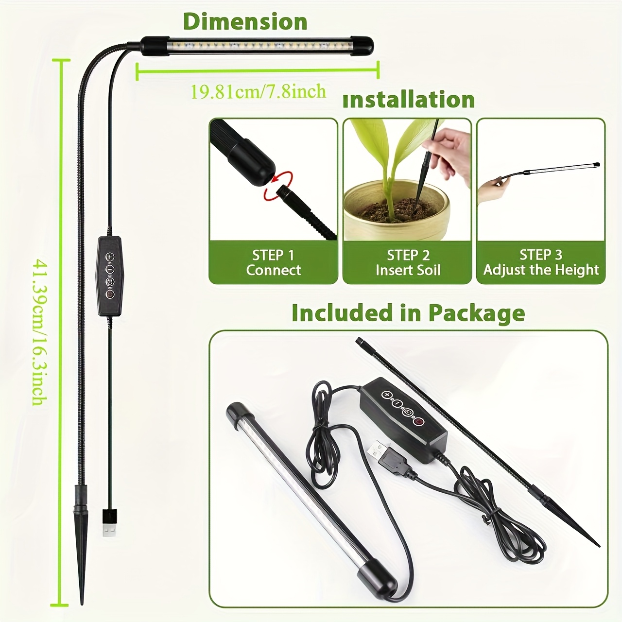 Luces de Cultivo de 48 LED par - Plant Growth Regulator reseña y precio